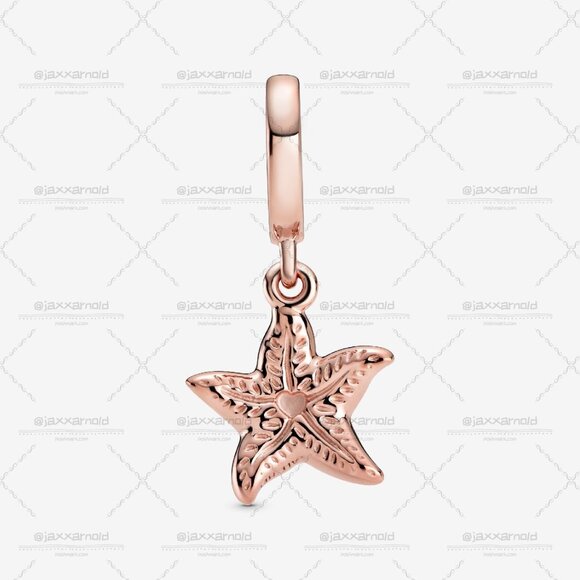 Pandora Sparkling Starfish Dangle Charm - Picture 2 of 6